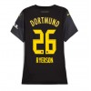 Borussia Dortmund Julian Ryerson #26 Bortatröja Dam 2024-25 Korta ärmar